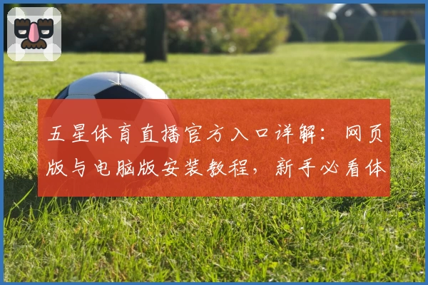 五星体育直播官方入口详解：网页版与电脑版安装教程，新手必看体验指南